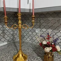 شمعدانی سه پایه فورتیک اصل همراه گلدان زیبا|صنایع دستی و سایر لوازم تزئینی|کوهدشت, |دیوار