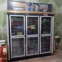یخچال 6درب و فریزر صندوقی و وسایل سوپر مارکت