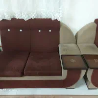 مبل ۷ نفره و میز کنار