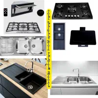 پک کامل هود گازتوکار رومیزی سینک مارک تکنو مدلP48