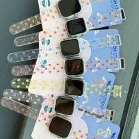 بند ساعت هوشمند فانتزی شفاف طرح دار|لوازم جانبی موبایل و تبلت|بیرجند, |دیوار