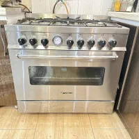 اجاق گاز اسنوا ،۵ شعله ، ترموکوپل دار(تمام استیل)