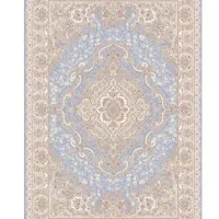 فرش 1500 شانه ی خاطره ی کویر کاشان خطیبی رنگ آبی|فرش|ارسنجان, |دیوار