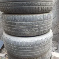 ۴حلقه رینگ فولادی ۱۴ به همراه۴حلقه لاستیک