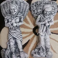 مجسمه گلدانی پیرمرد پیرزن