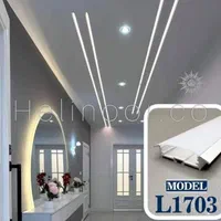 پروفیل و دیفیوزر لاین کد L1703 لاینر نوری توکار|لامپ و چراغ|اصفهان, خلجا|دیوار