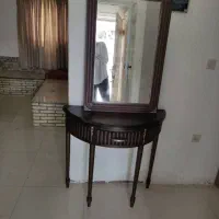 آینه و کنسول تمام چوب  بسیار شیک