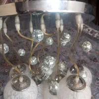 یک لوستر ۱۰تای سالم فقط ۳تاشیشش شگسته|لوستر و چراغ آویز|تبریز, |دیوار