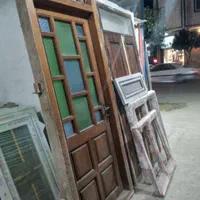 درب و پنجره چوبی سنتی در حد نو در همه ی ابعاد|مصالح و تجهیزات ساختمان|بهشهر, |دیوار