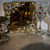 ظروف لوکس تزیین شده|صنایع دستی و سایر لوازم تزئینی|چابهار, |دیوار