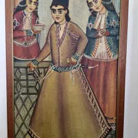 تابلوی قهوه خانه ای