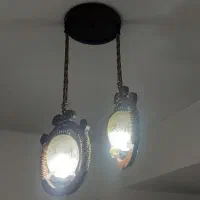 لوستر چوبی|لوستر و چراغ آویز|تهران, فدک|دیوار