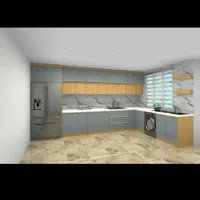 (۸۰متر۲خواب_تکواحدی طبقه اول_پارکینگ سندی)