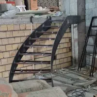 اجرای پله گرد(دوبلکس شیری)|خدمات پیشه و مهارت|میانه, |دیوار