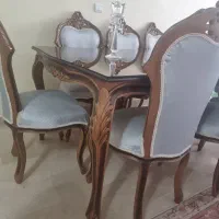 حراج دو دست مبل و میز ناهارخوری و کتابخانه|مبلمان خانگی و میز عسلی|تهران, پونک|دیوار