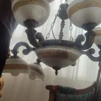 لوستر بسیار تمیز و شیک پایه برنز