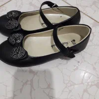 کفش دخترانه سایز ۳۶رنگ مشکی مجلسی کلا