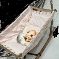 گهواره سنتی آنتی رفلاکس با پشه بند