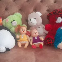 تعدادی عروسک درحد نو