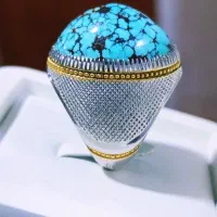 انگشتر فیروزه نیشابوری|جواهرات|خرمآباد, |دیوار