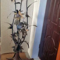 یک عدد لوستر ۵ شاخه و آباژور|لوستر و چراغ آویز|اردبیل, |دیوار