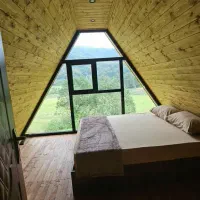 کلبه دنج و چوبی در دل جنگل های لفور|اجارهٔ کوتاهمدت ویلا و باغ|آلاشت, |دیوار