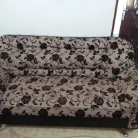 مبل هفت نفره طرح چرم و مخمل|مبلمان خانگی و میز عسلی|رشت, معلولین|دیوار