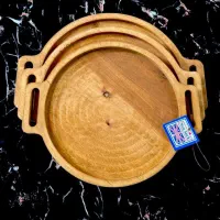 حراج ست کامل سینی چوبی