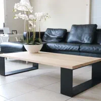 جلو مبلی و عسلی آهنی چوب و فلز مینیمال فوق حرفه ای|مبلمان خانگی و میز عسلی|اهواز, شریعتی جنوبی|دیوار