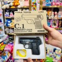 کلت تفنگ اسباب بازی لیزردار p18/c1/c19 ساچمه ای