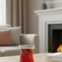 فنجان لب طلا کمر باریک پاشاباغچه