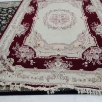 یک جفت قالی قرمز 6 متر