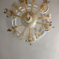 لوستر ۶ شاخه کریستالی