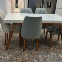 یه دسته ناهار خوری ۶ نفره تمیز