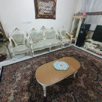 سرویس مبلمان9 نفره استیل در حد نو|مبلمان خانگی و میز عسلی|تهران, مسعودیه|دیوار