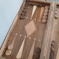 تخته نرد با میز صندلی