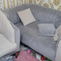 مبلمان هفت نفره با میز و عسلی سه تکه|مبلمان خانگی و میز عسلی|اسلام‌شهر, |دیوار