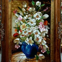 انواع تابلو فرش دستبافت|تابلو فرش|ارومیه, |دیوار