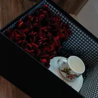 گل رز روبانی|گل مصنوعی|فردیس, فردیس|دیوار