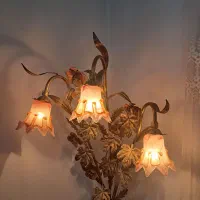 آباژور برنزی|چراغ خواب و آباژور|شیراز, نصر|دیوار