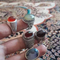 انگشتر نقره یمنی کهنه|کلکسیون اشیاء عتیقه|بیرجند, |دیوار
