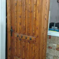 درب ورودی تمام چوب طرح سنتی
