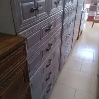 دراور و میز آرایش به همراه آینه باکس دار|جاکفشی، کمد، دراور|شاهرود, |دیوار