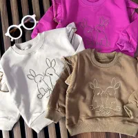 لباس دخترانه بلوز آستین چین دار خرگوش