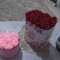 دسته گل روبانی زیبا|گل مصنوعی|شیراز, کوشک میدان|دیوار