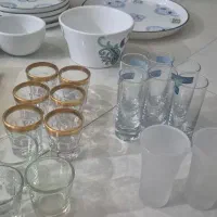 سرویس چایخوری پیوتر .کریستال سینی و ابکش استیل|ظروف سرو و پذیرایی|تهران, کوهک|دیوار