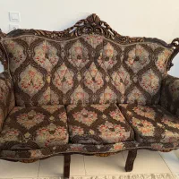 ست کامل مبل سلطنتی+میزجلومبلی و عسلیها،ظاهر نو|مبلمان خانگی و میز عسلی|ساری, |دیوار