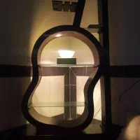 بوفه چوبی طرح گیتار