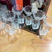 یکدست پیاله.قوری قدیمی زیبای شکیل|ظروف سرو و پذیرایی|مشهد, گلبرگ شمالی|دیوار