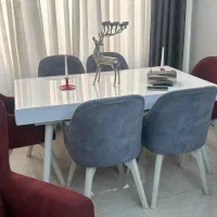 ست کامل مبل ۸ نفره و نهارخوری ۶ نفره|مبلمان خانگی و میز عسلی|تهران, صادقیه|دیوار